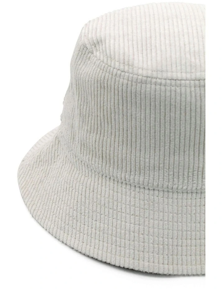 Dallas Cord Bucket Hat in Cream image 5