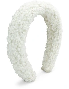 Fable Teddy Headband in Cream