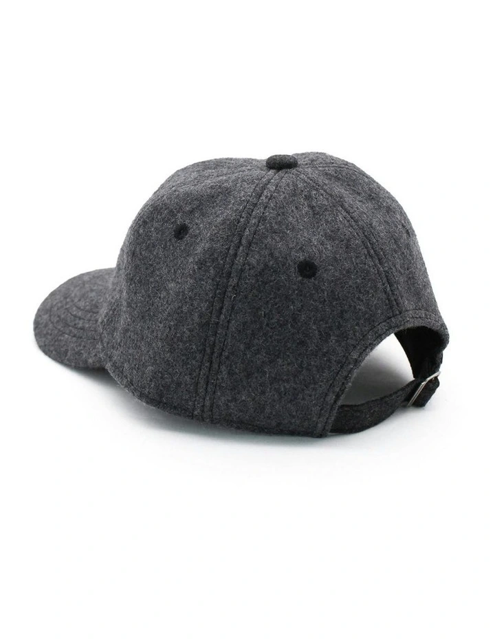 Dylan Wool Cap in Grey image 4