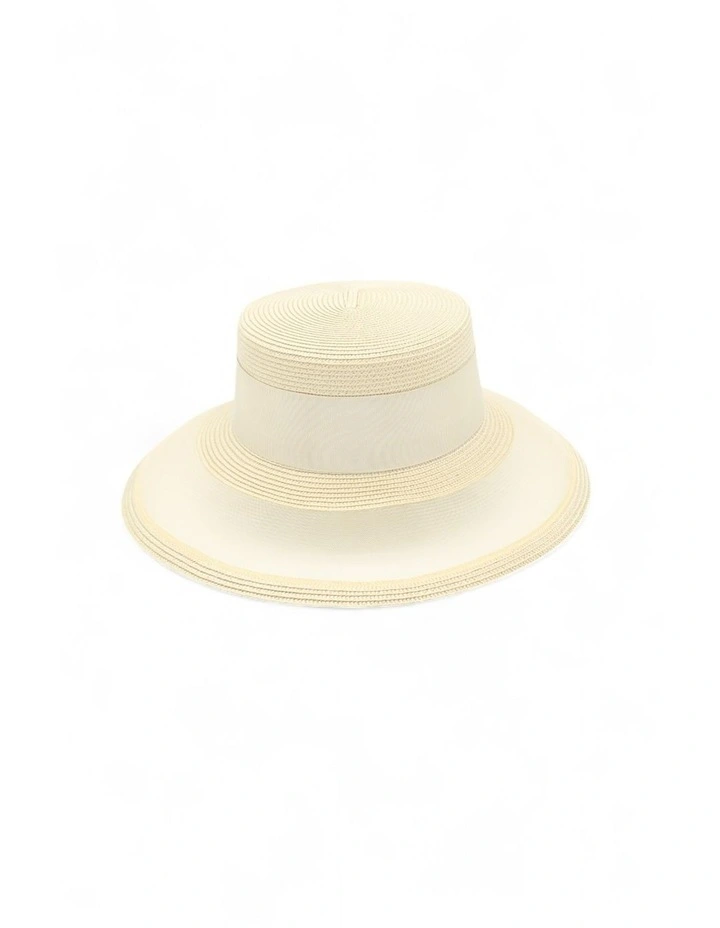 Marie Racewear Boater in Beige image 5