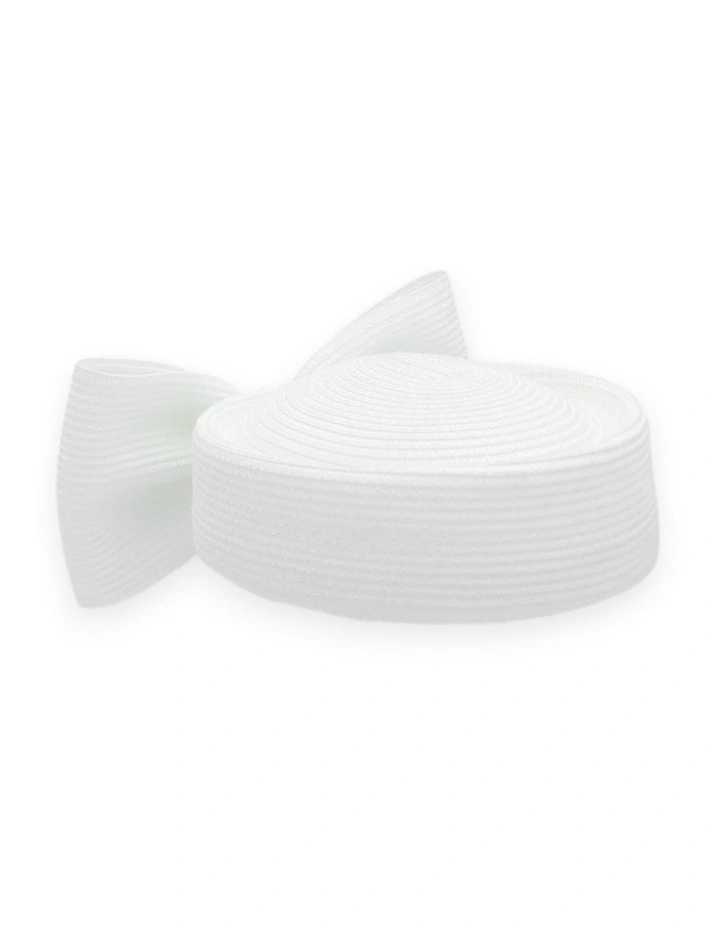 Tara Racewear Pillbox Hat in White image 1