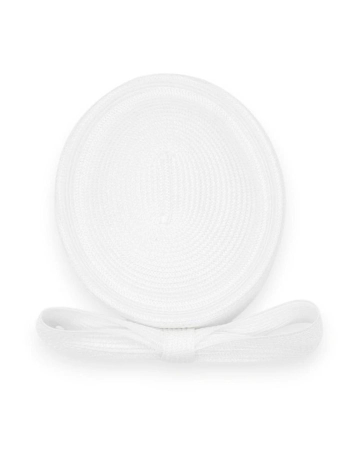 Tara Racewear Pillbox Hat in White image 7