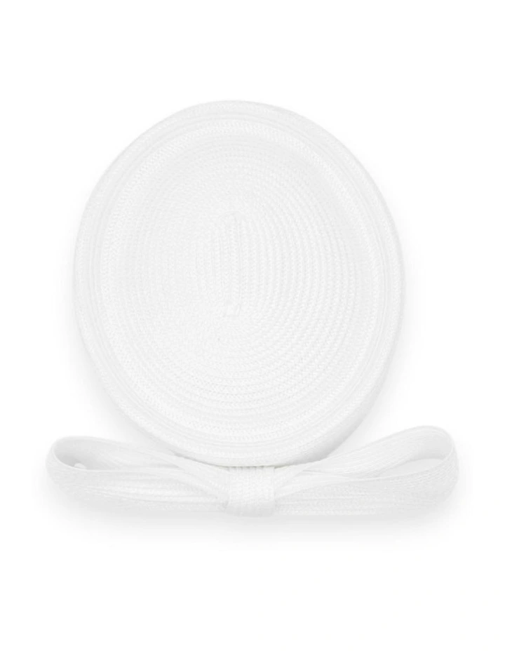 Tara Racewear Pillbox Hat in White image 7