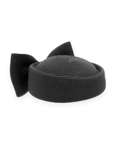 Tara Racewear Pillbox Hat in Black