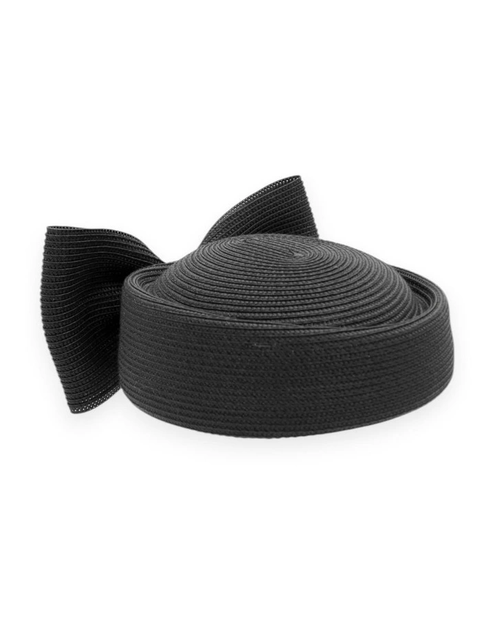 Tara Racewear Pillbox Hat in Black image 5