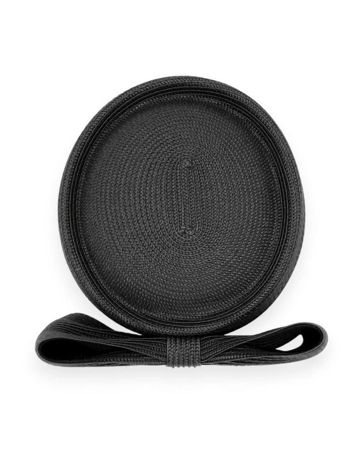 Tara Racewear Pillbox Hat in Black image 7