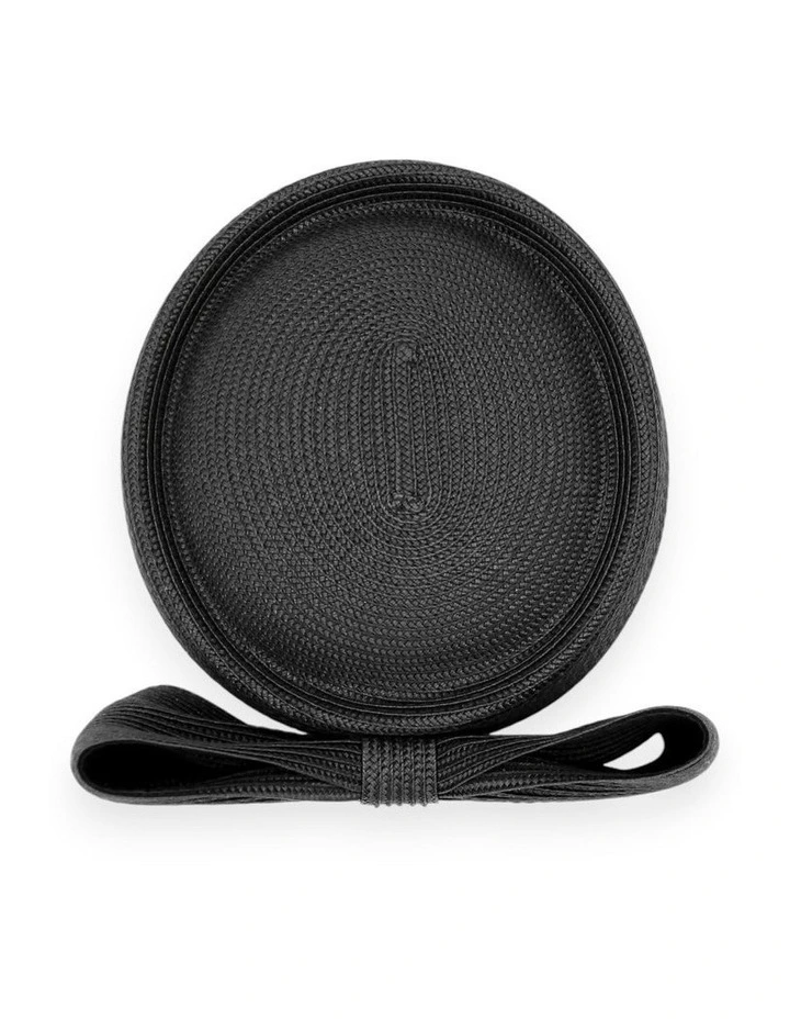 Tara Racewear Pillbox Hat in Black image 7