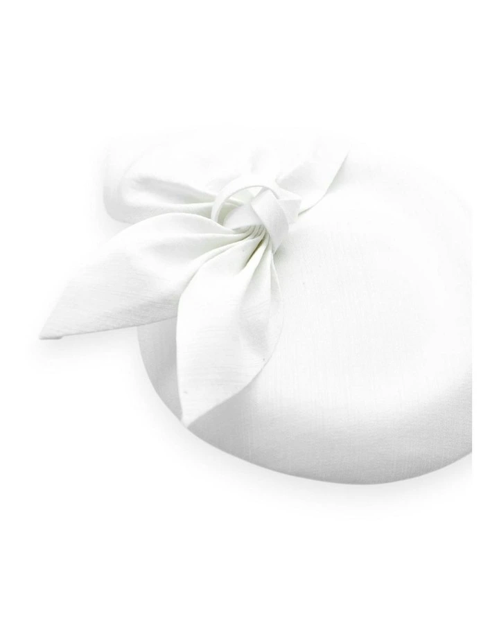 Florence Fascinator in White image 5