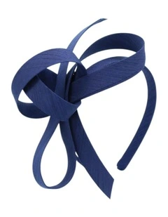 Rhi Fascinator in Navy Blue