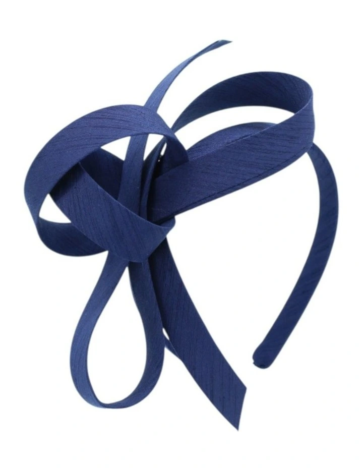 Rhi Fascinator in Navy Blue image 3