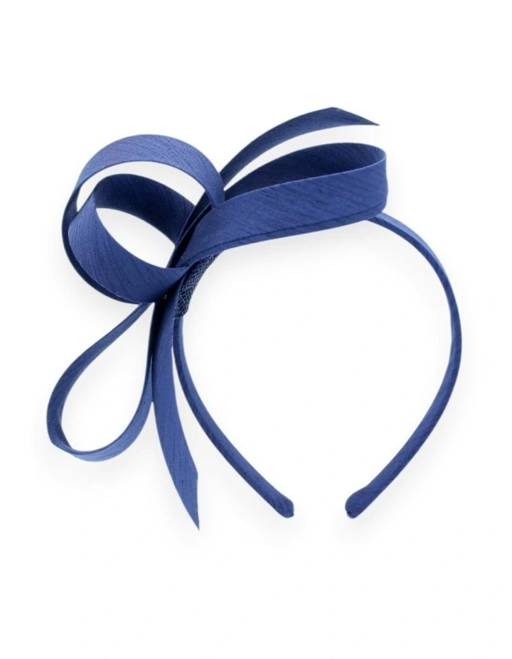 Rhi Fascinator in Navy Blue image 4