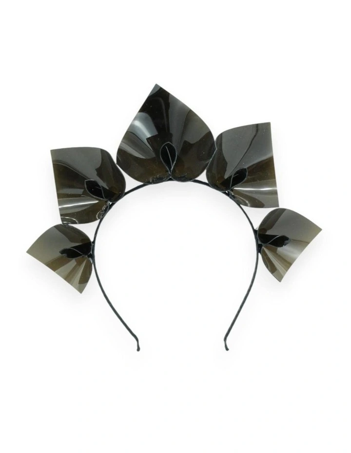 Ava Fascinator in Black image 4