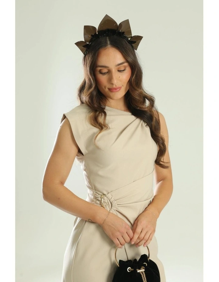 Ava Fascinator in Black image 5