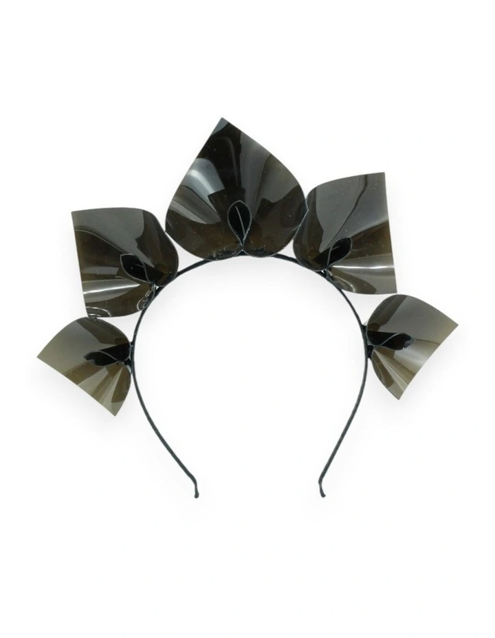 Ava Fascinator in Black image 5