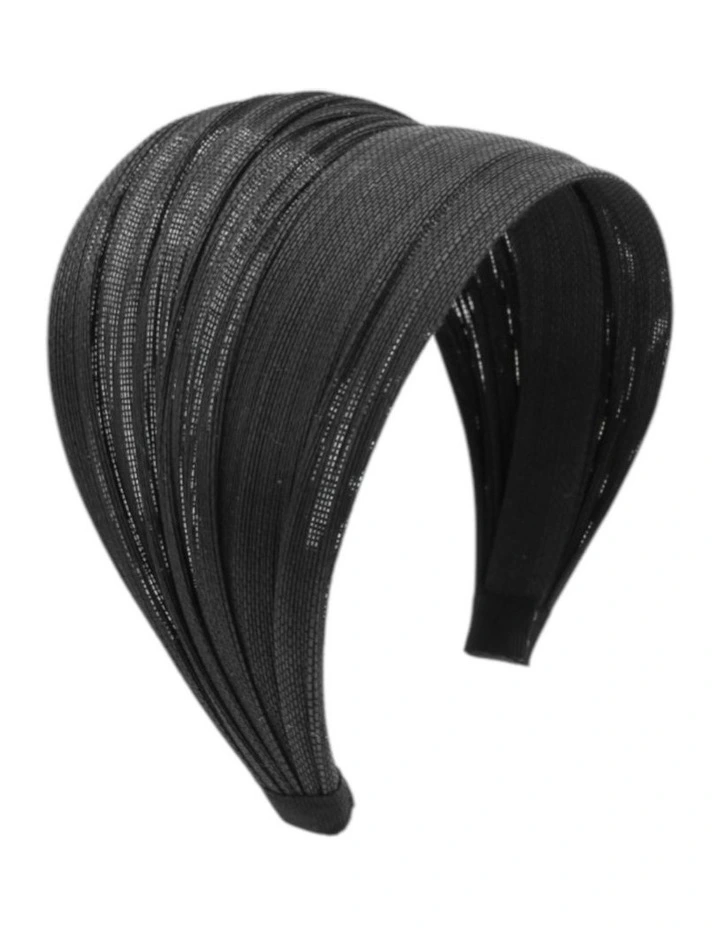 Jacqueline Fascinator in Black image 1