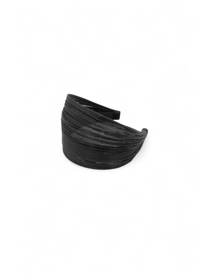 Jacqueline Fascinator in Black image 3