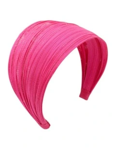 Jacqueline Fascinator in Hot Pink