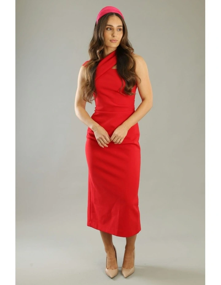 Jacqueline Fascinator in Hot Pink image 1