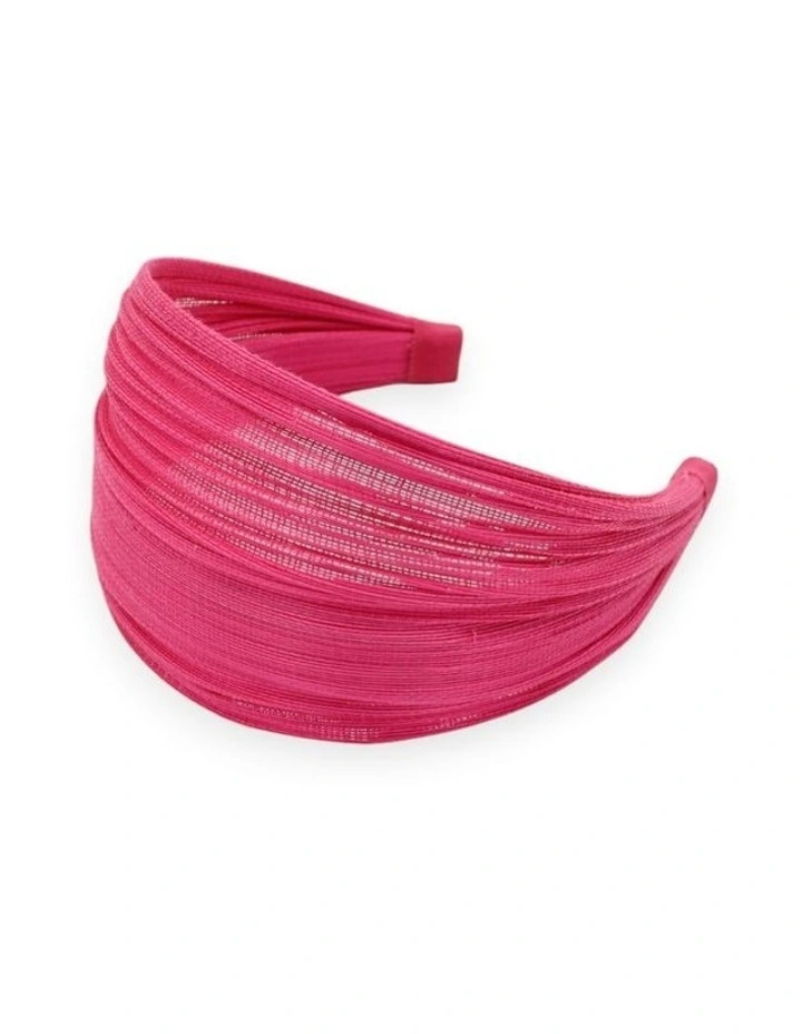Jacqueline Fascinator in Hot Pink image 2