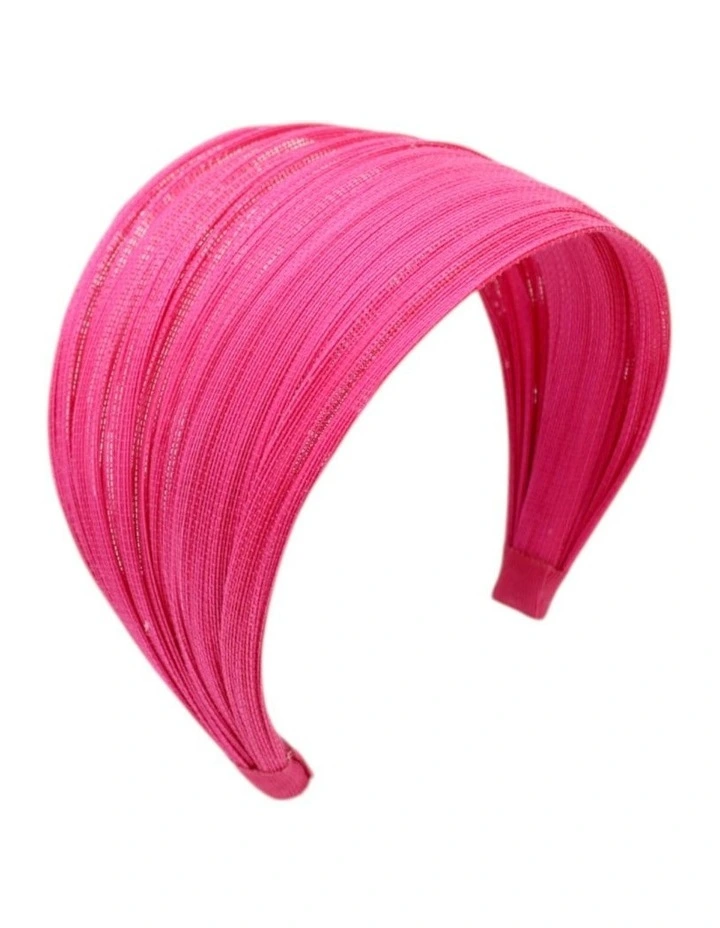 Jacqueline Fascinator in Hot Pink image 3