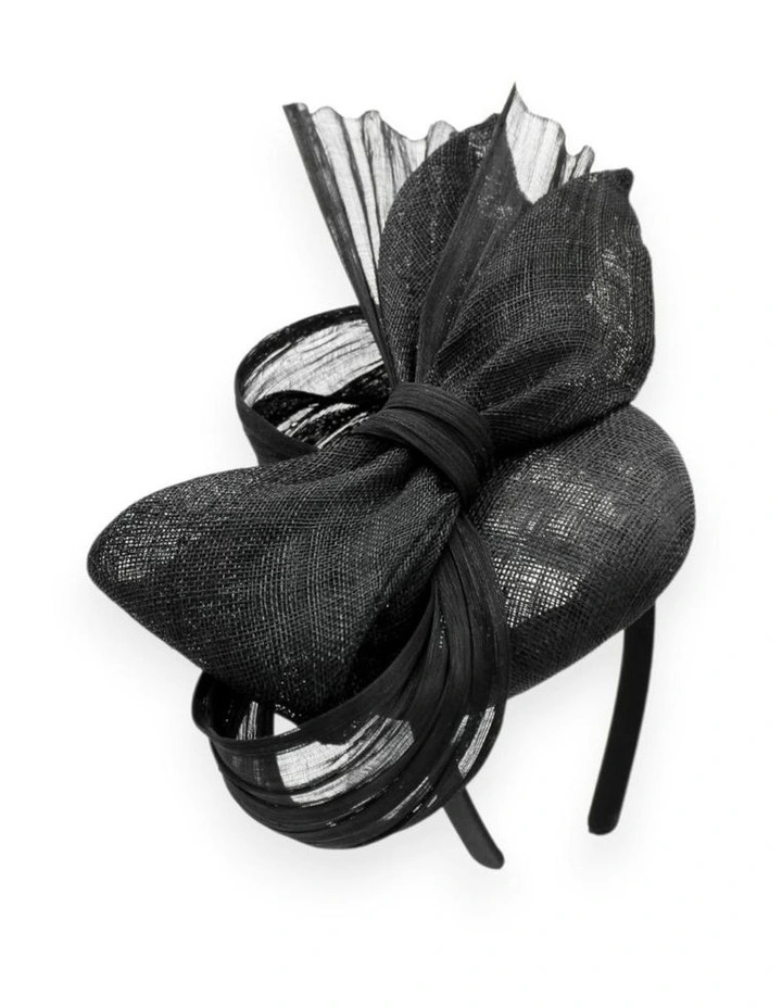 Illiana Fascinator in Black image 1
