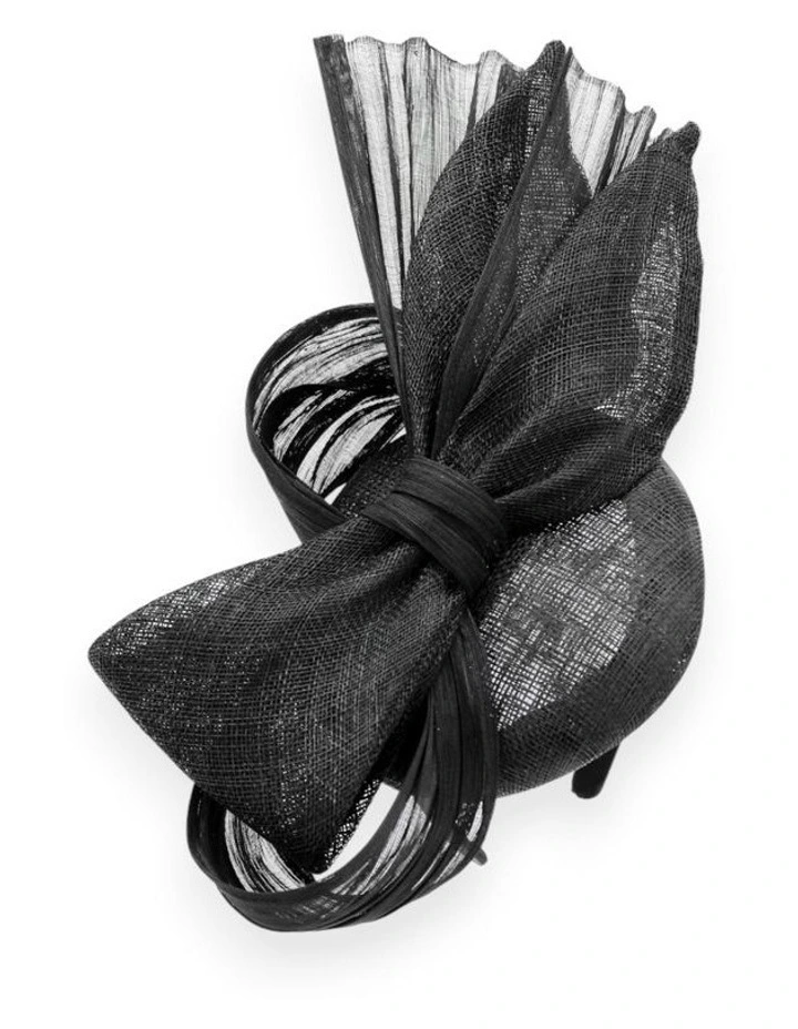 Illiana Fascinator in Black image 6