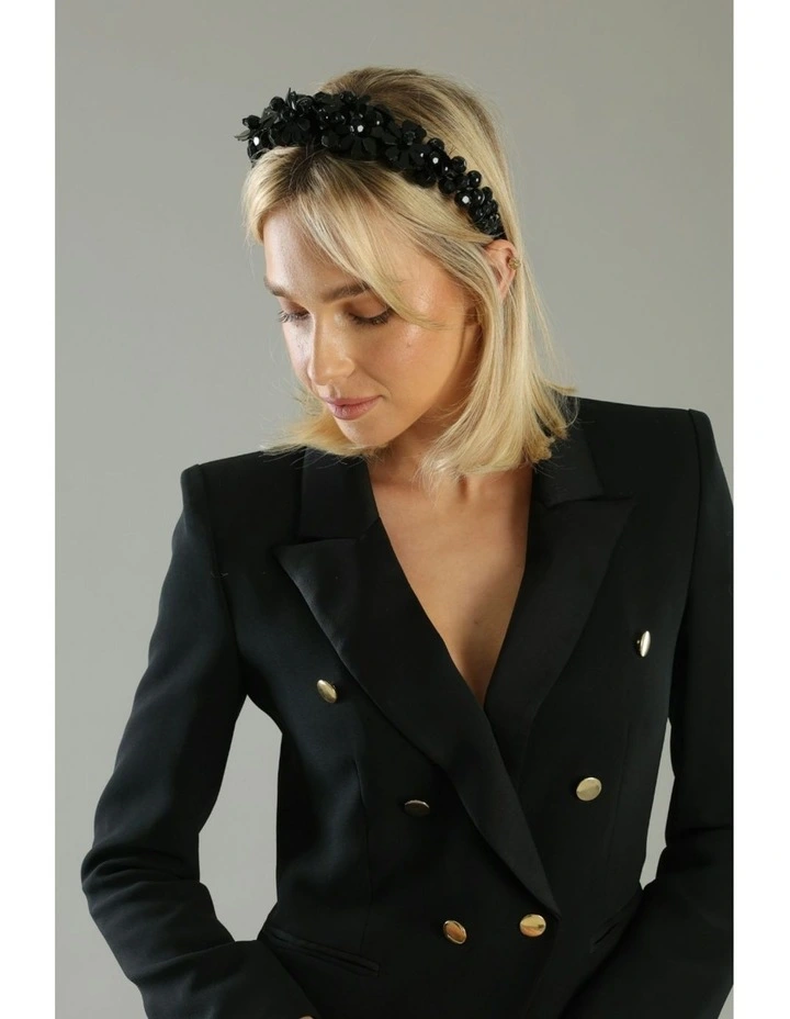 Gwen Headband in Black image 4