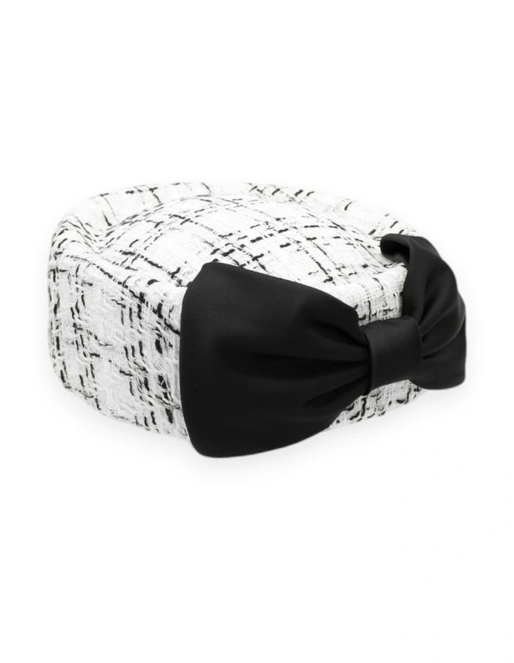 Kennedy Racewear Pillbox Hat in White image 5