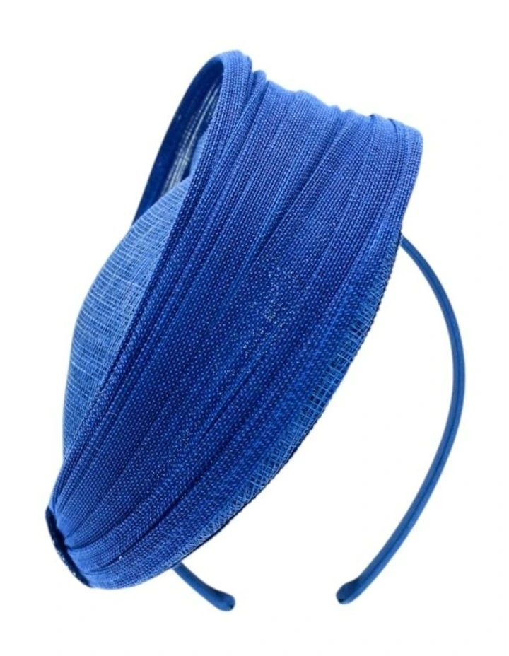 Blaze Beret Fascinator in Cobalt Blue image 2
