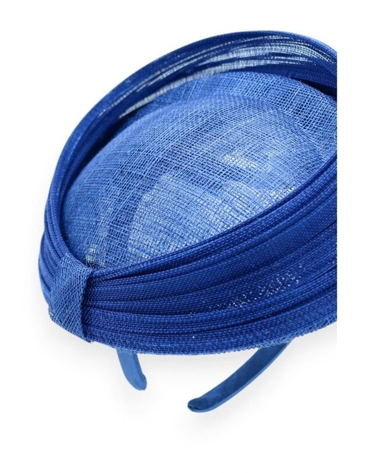 Blaze Beret Fascinator in Cobalt Blue image 3