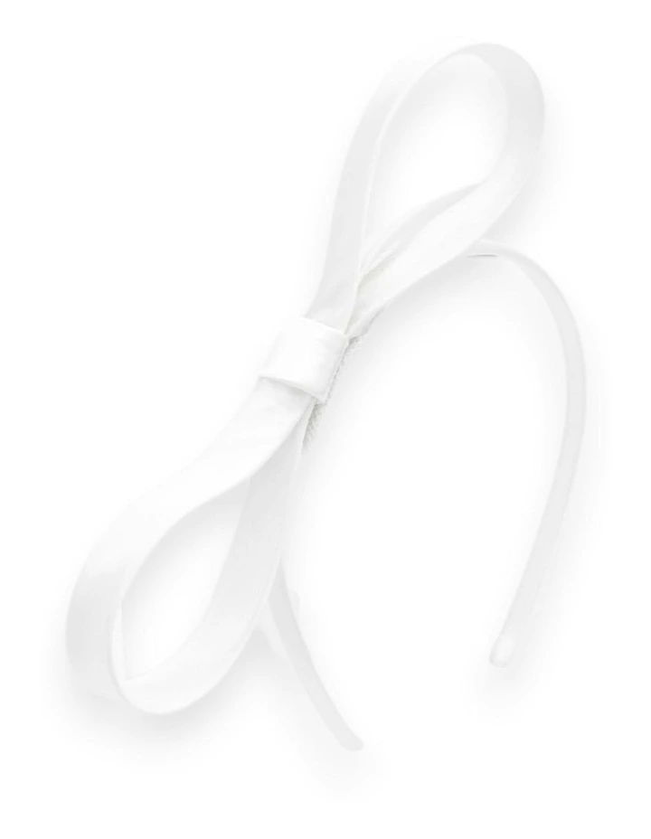 Abby Fascinator in White image 3