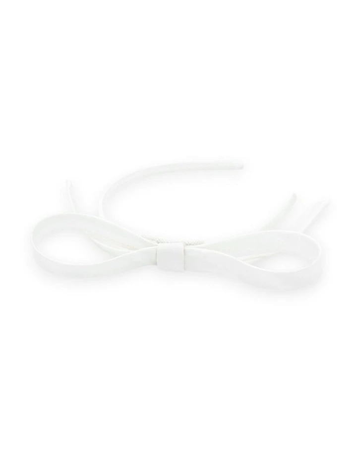 Abby Fascinator in White image 6