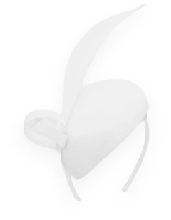 Yvette Fascinator in White