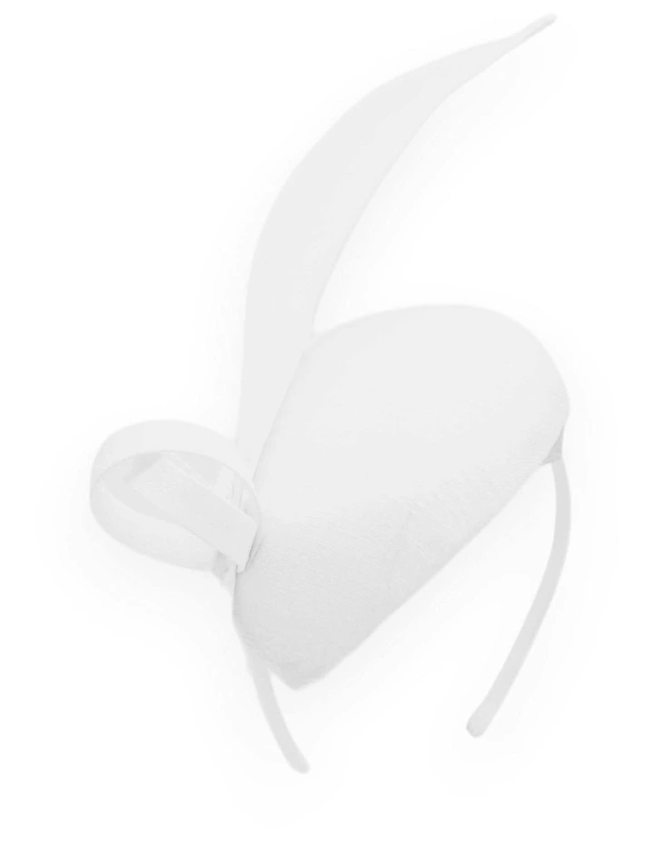 Yvette Fascinator in White image 1