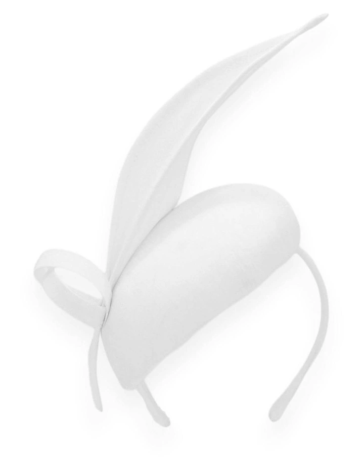 Yvette Fascinator in White image 4
