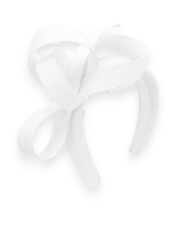 Mel Fascinator in White image 1