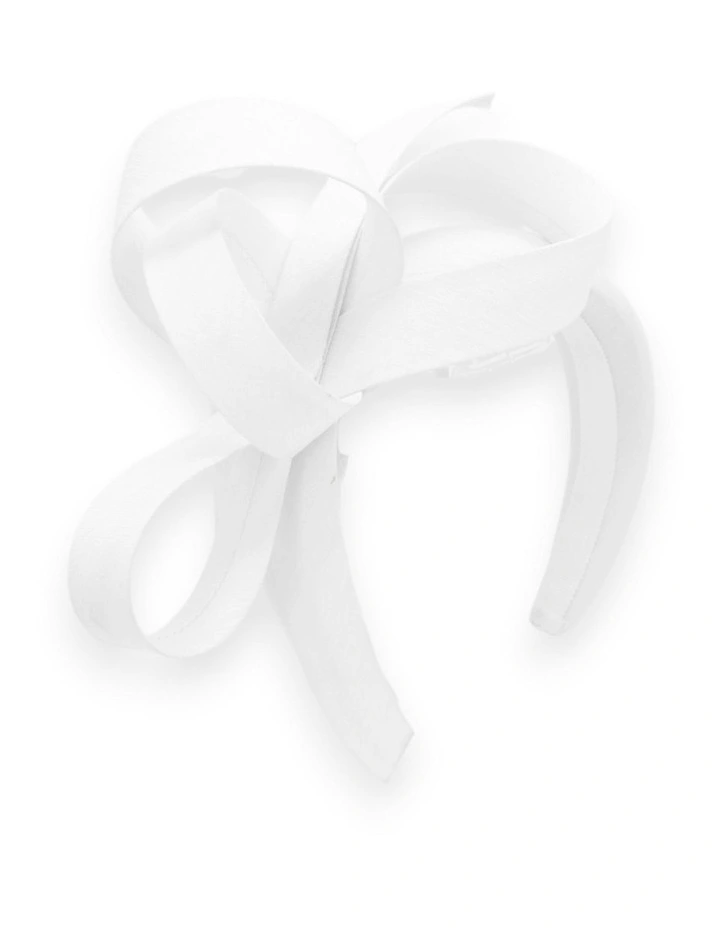 Mel Fascinator in White image 3