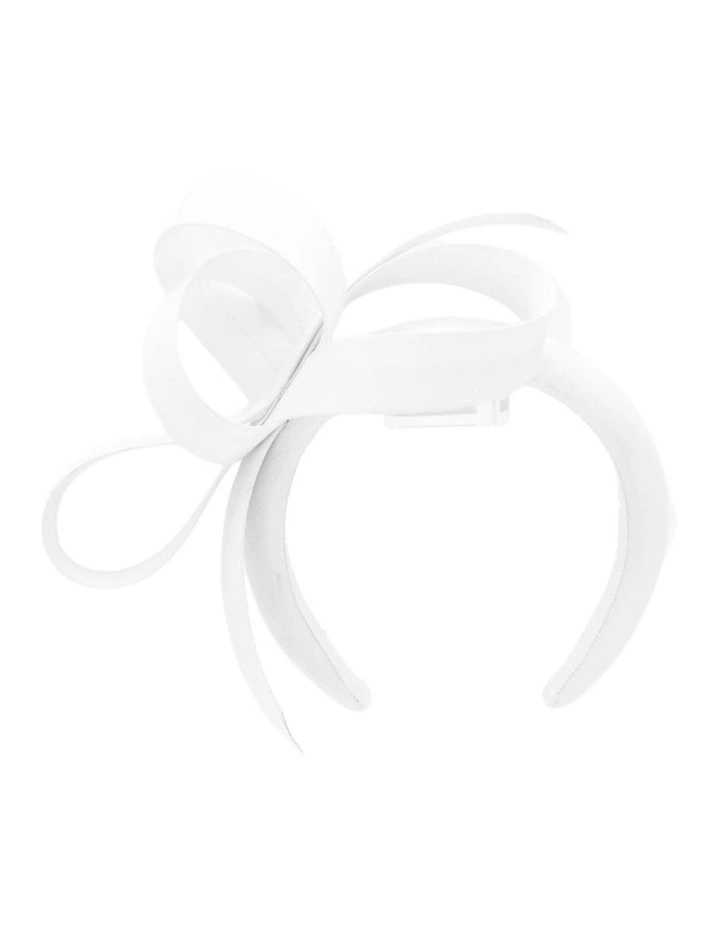 Mel Fascinator in White image 4