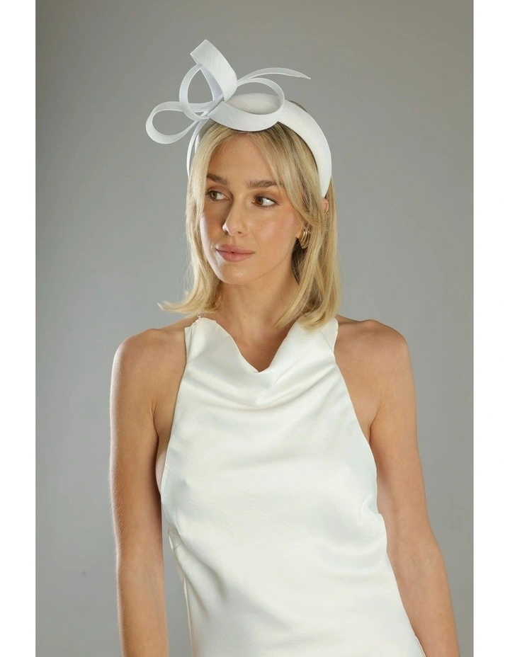 Mel Fascinator in White image 4