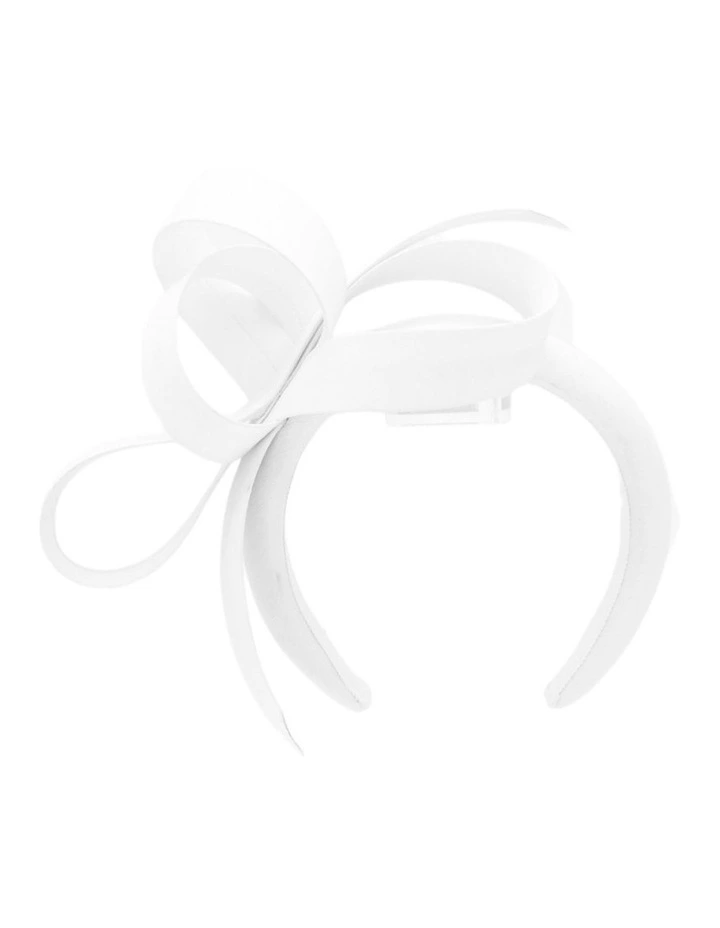 Mel Fascinator in White image 5