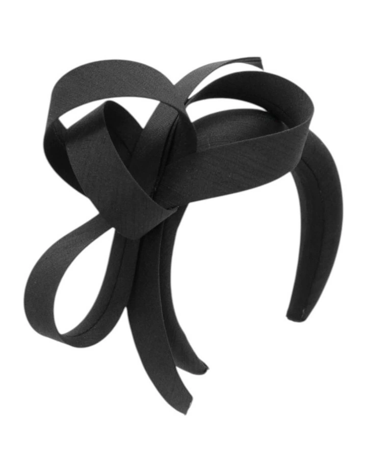 Mel Fascinator in Black image 3