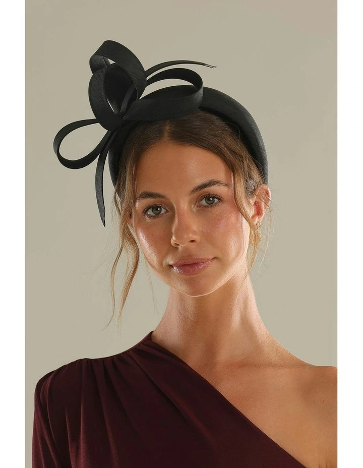Mel Fascinator in Black image 4