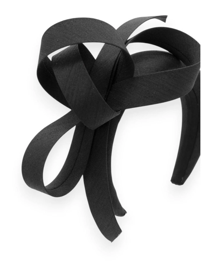 Mel Fascinator in Black image 5