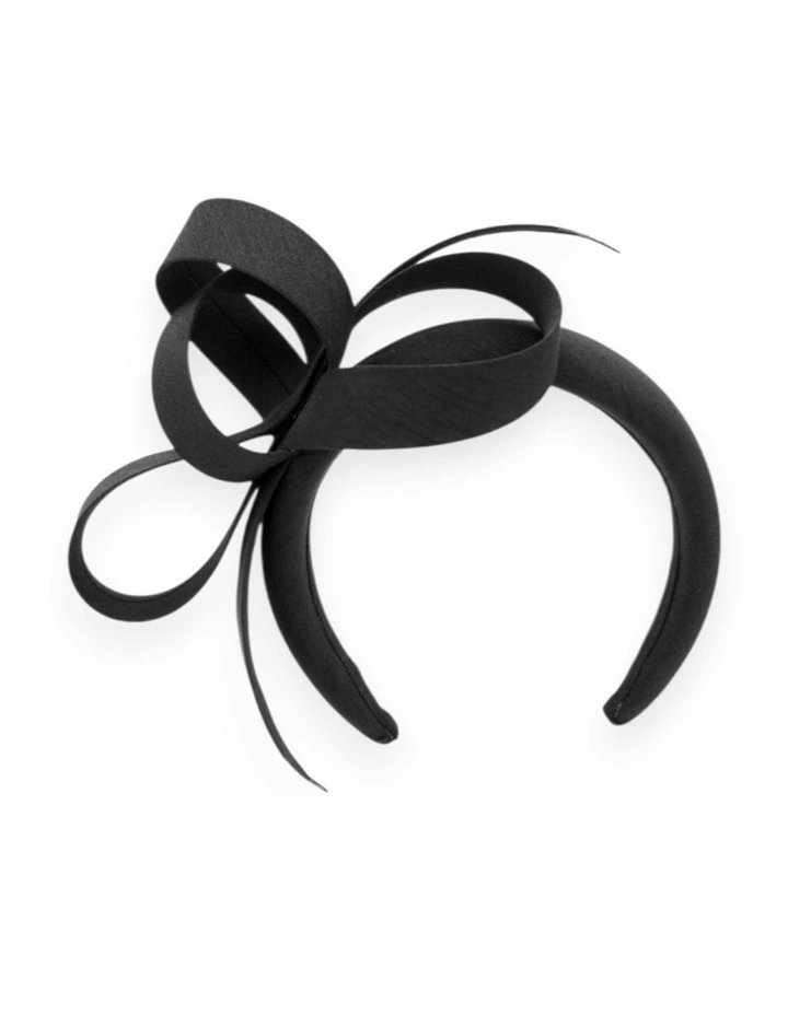 Mel Fascinator in Black image 5