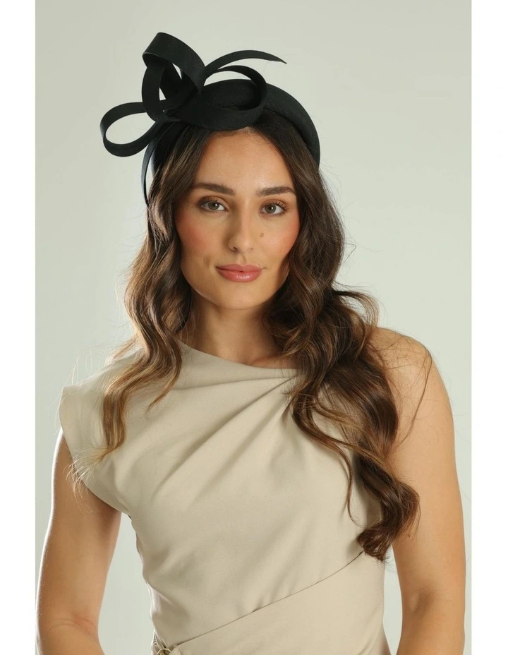 Mel Fascinator in Black image 6