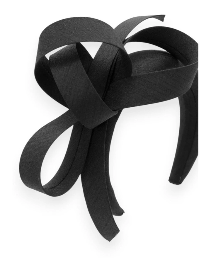Mel Fascinator in Black image 7