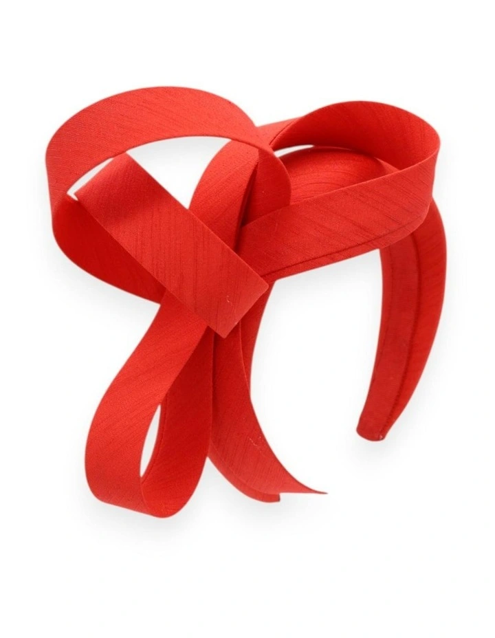 Mel Fascinator in Red image 1