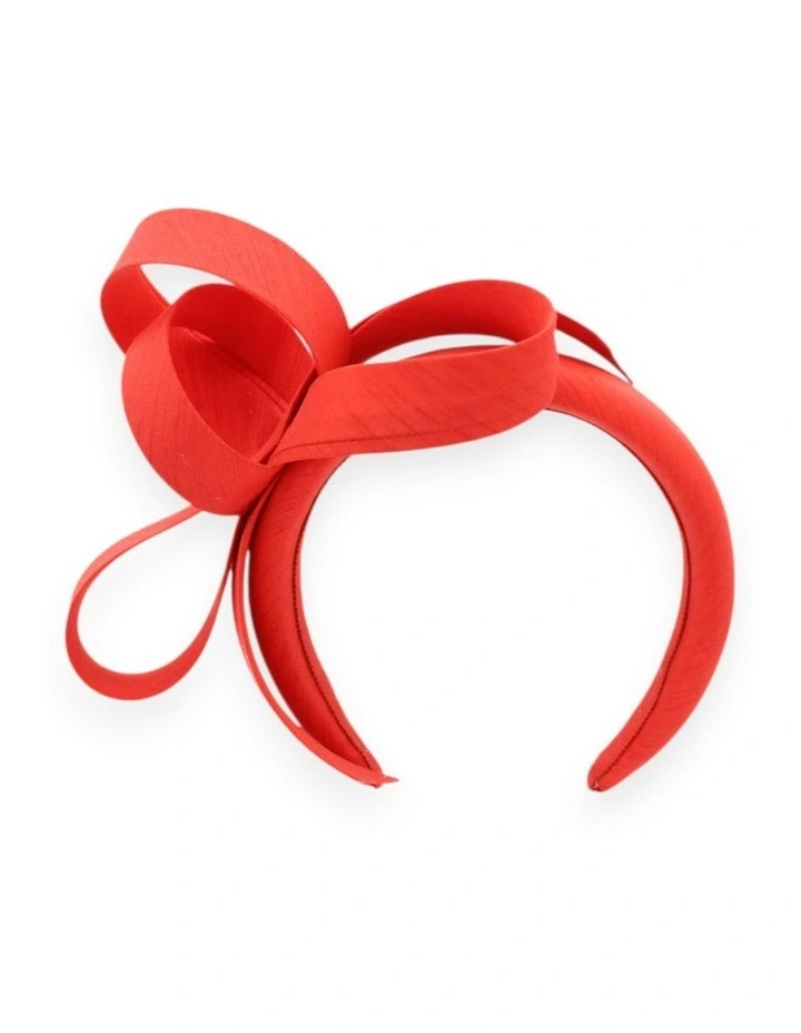 Mel Fascinator in Red image 2