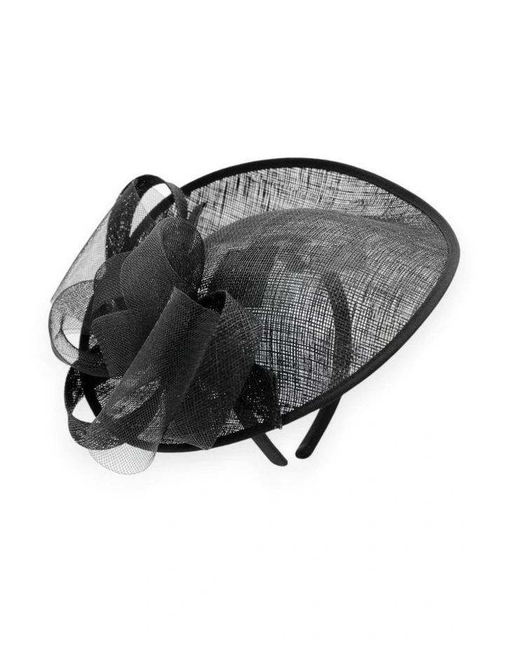 Courtney Fascinator in Black image 1
