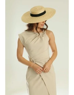 Camila Racewear Boater in Natural
